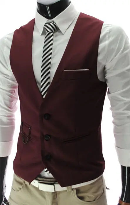 Elegant Suit Waistcoat for Men