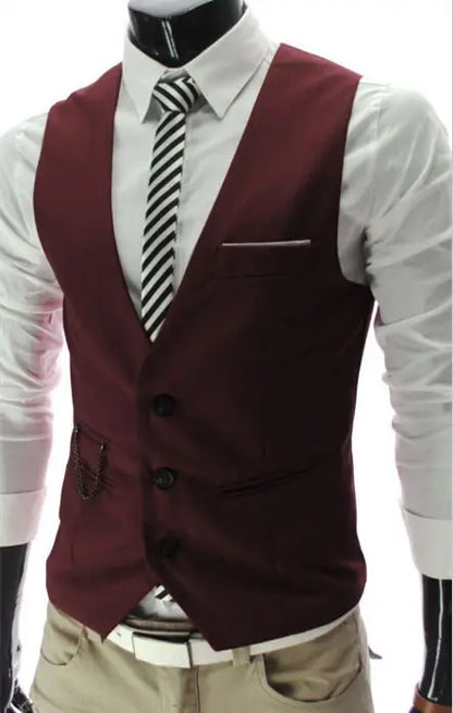 Elegant Suit Waistcoat for Men