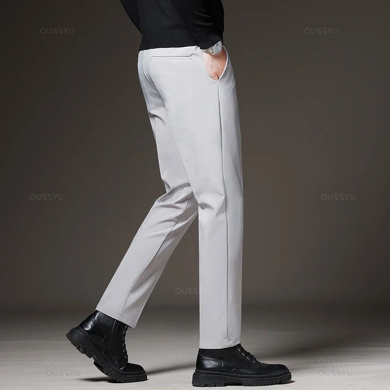 Men’s Formal Pants – Black & Grey Slim Fit