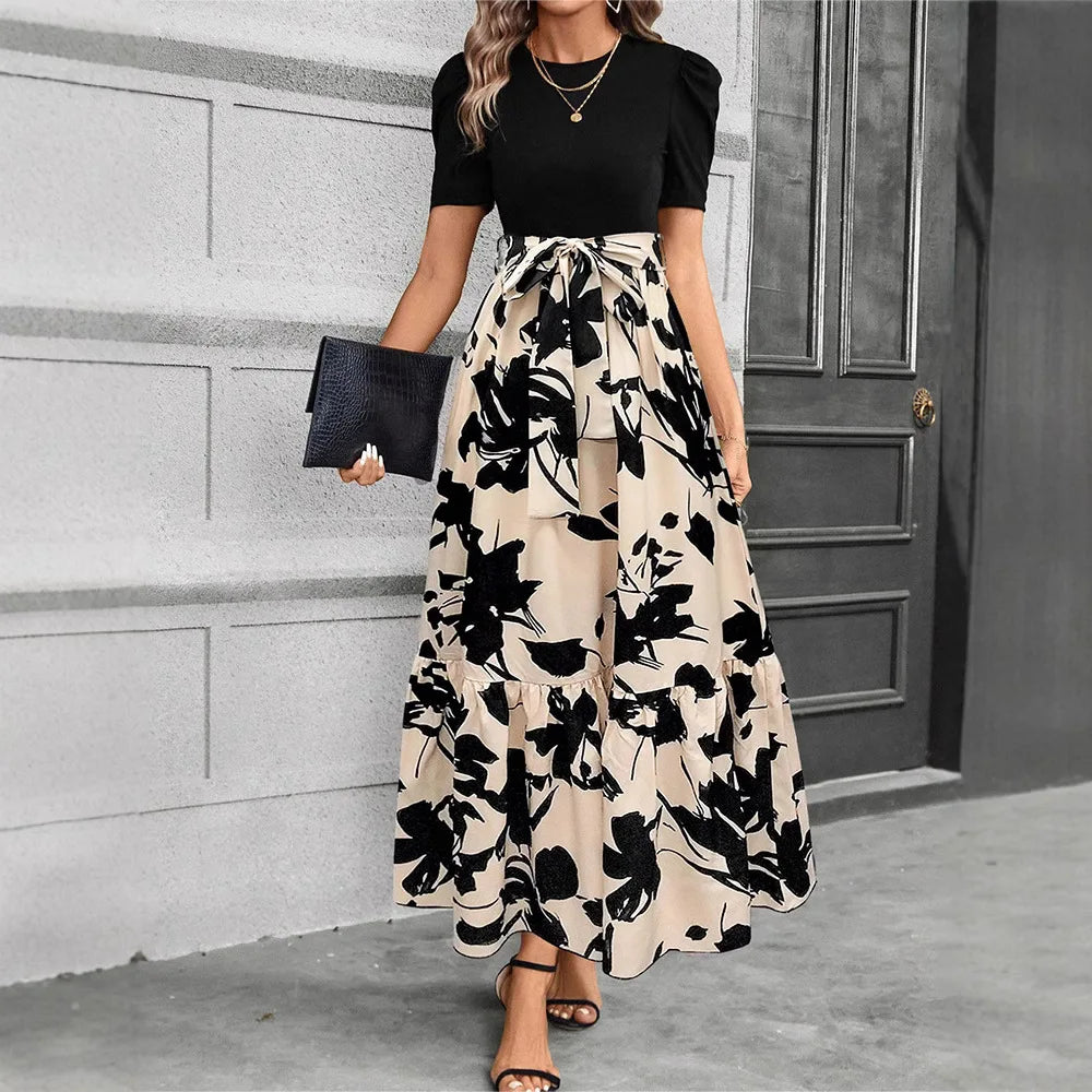 Sophisticated Floral Party Dress
