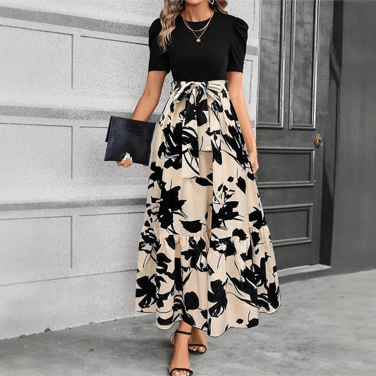 Sophisticated Floral Party Dress