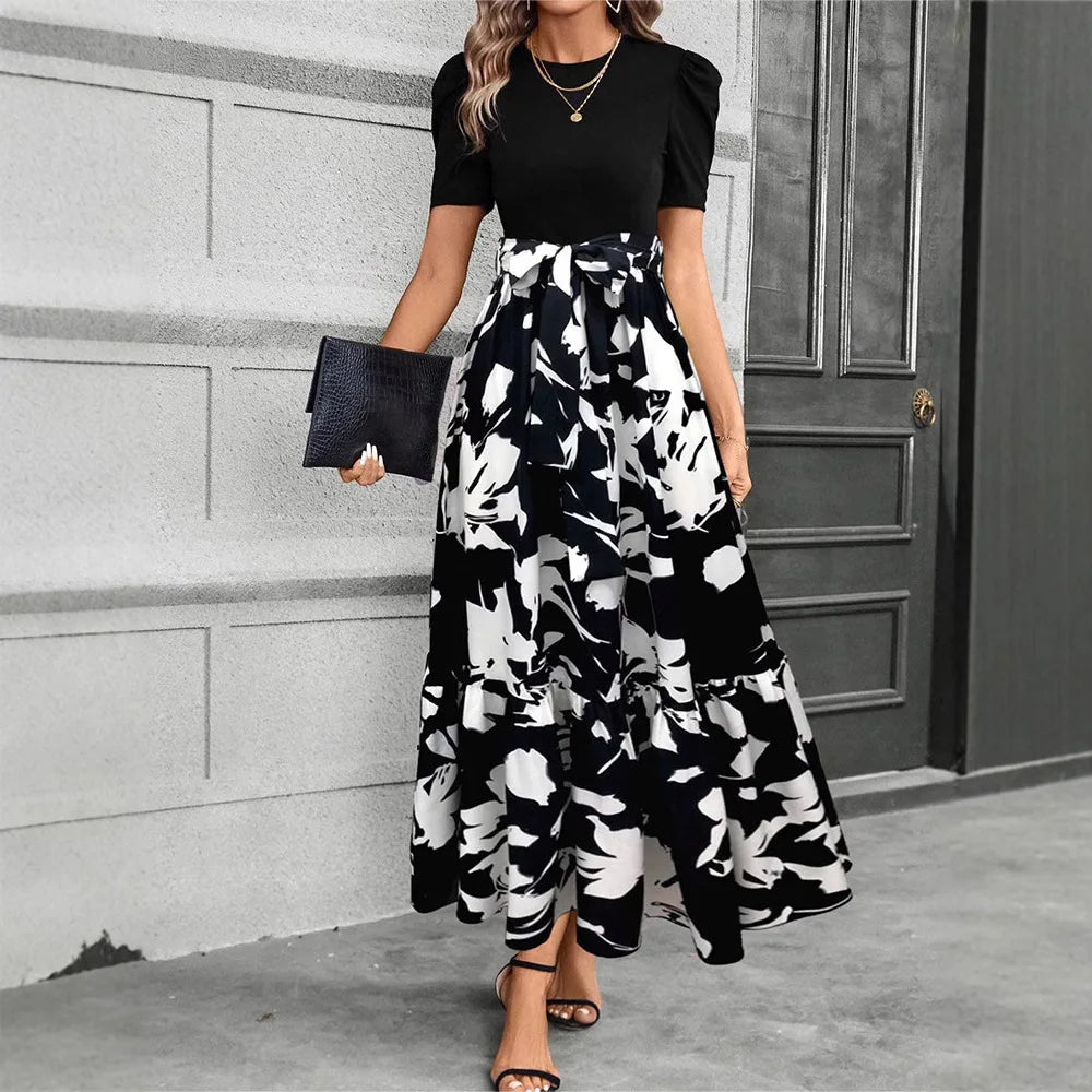 Sophisticated Floral Party Dress