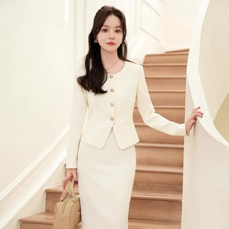 Chic Business Skirt Suit for Women