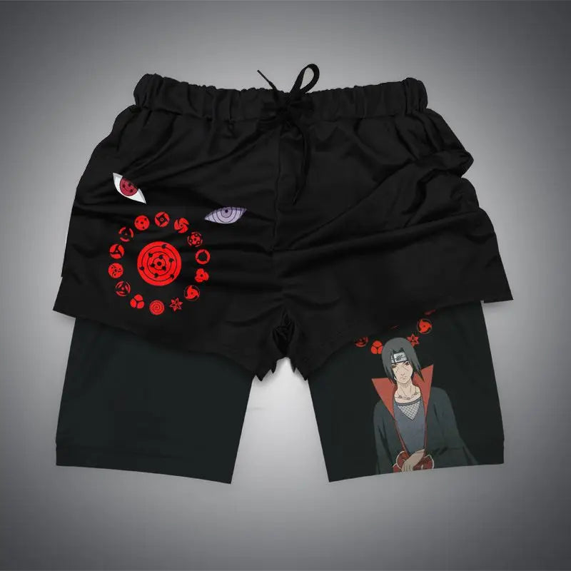 Anime Print Sports Shorts