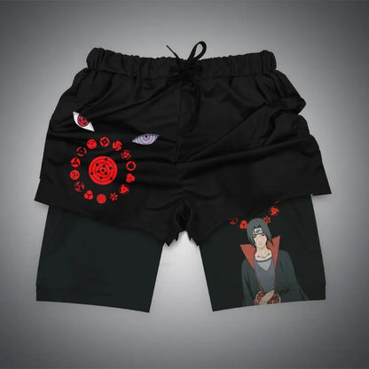 Anime Print Sports Shorts