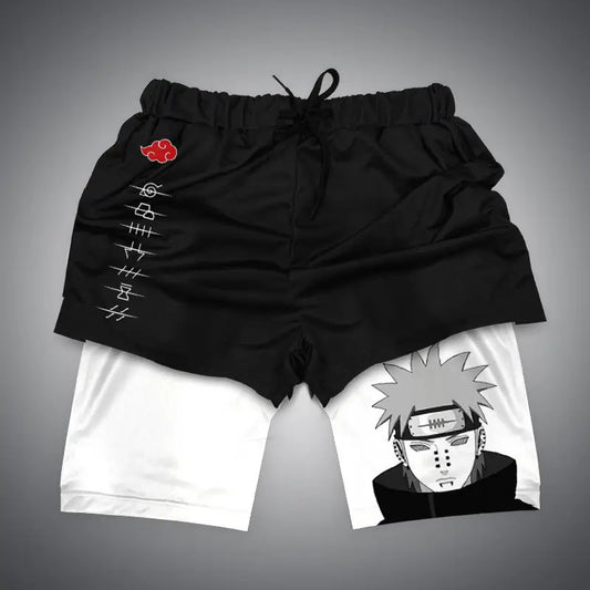 Anime Print Sports Shorts