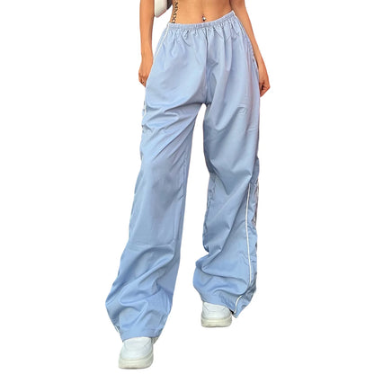 Solid Color Baggy Pants