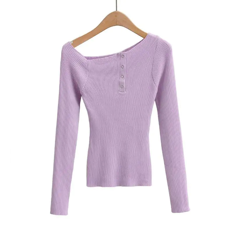 Slim Fit Single Breasted Women's T-Shirt