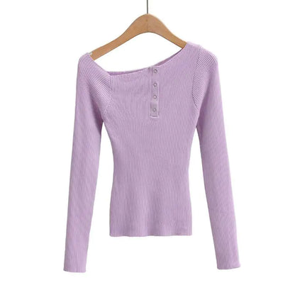 Slim Fit Single Breasted Women's T-Shirt