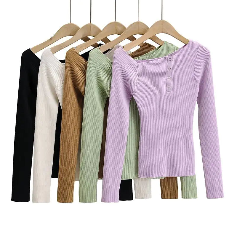 Slim Fit Single Breasted Women's T-Shirt
