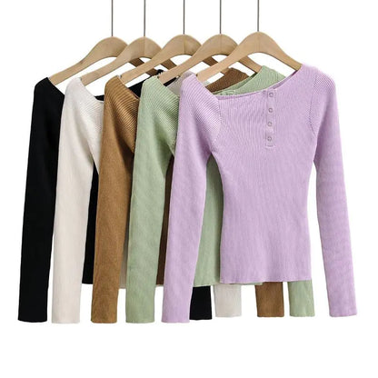 Slim Fit Single Breasted Women's T-Shirt